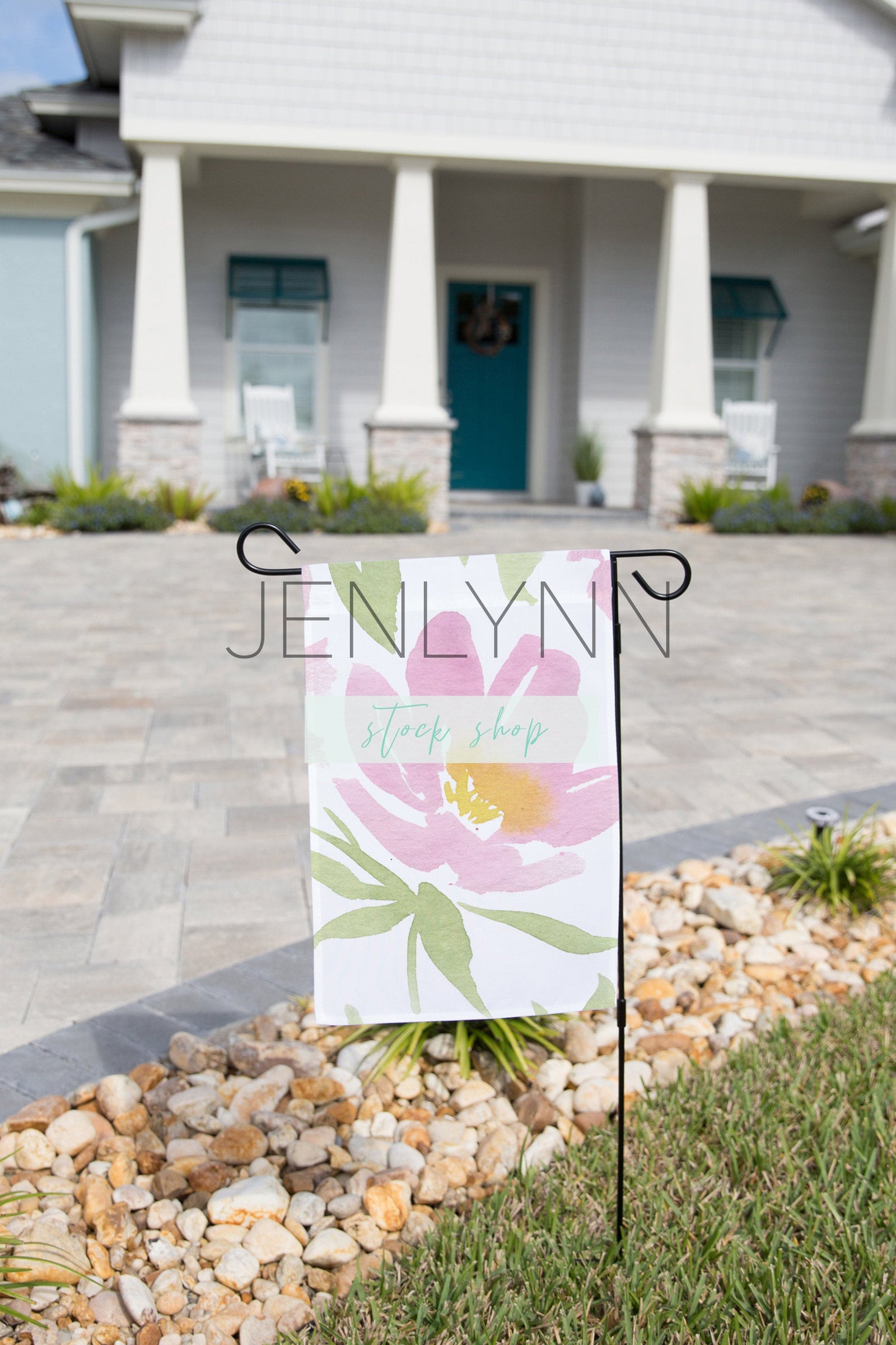 Garden Flag Mockup #8