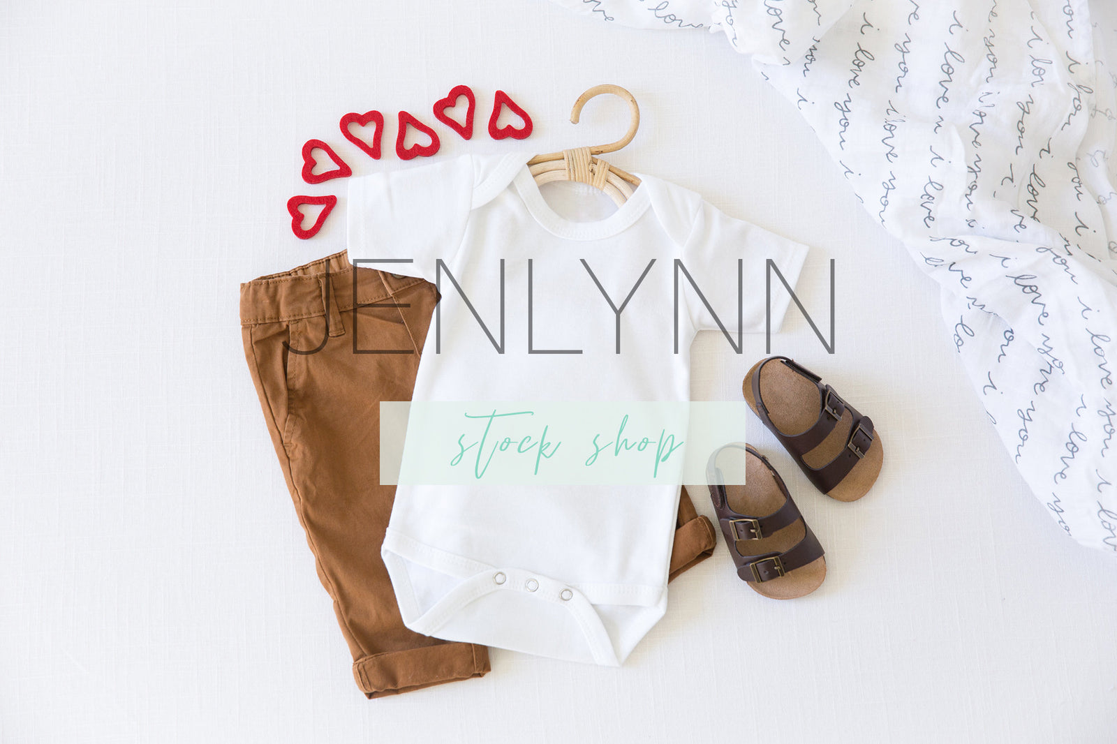 Valentines Day Bodysuit Mockup #17 PSD