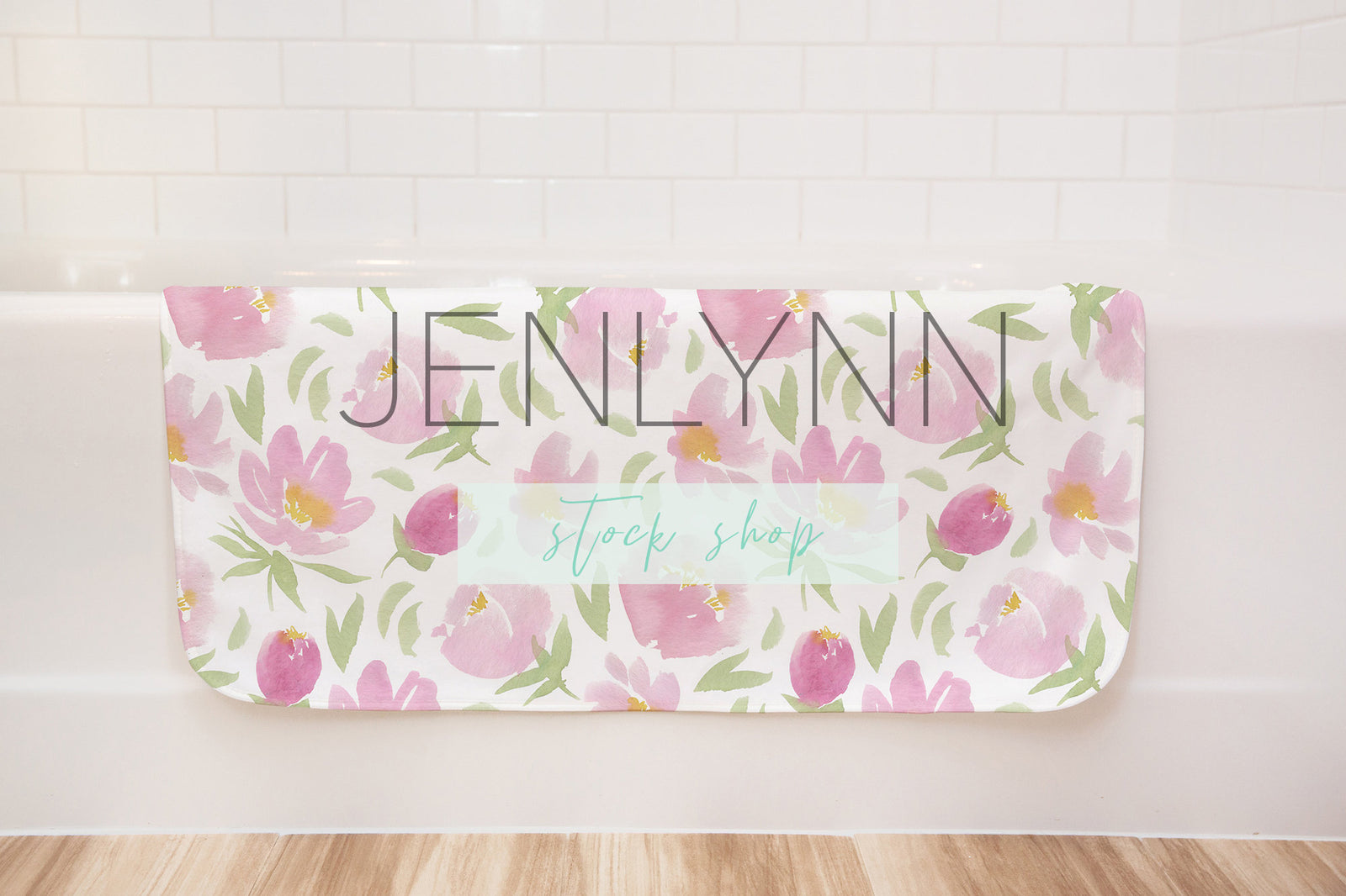 Baby Towel Bathtub Mockup #9