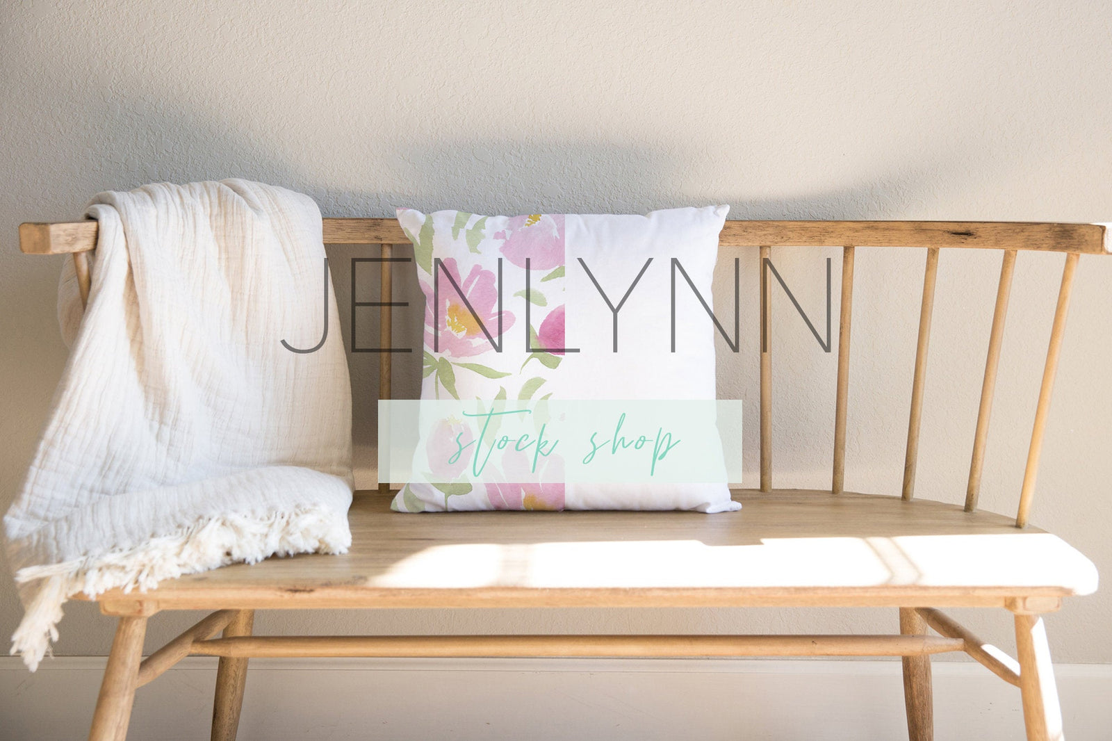 Square Pillow Mockup #3