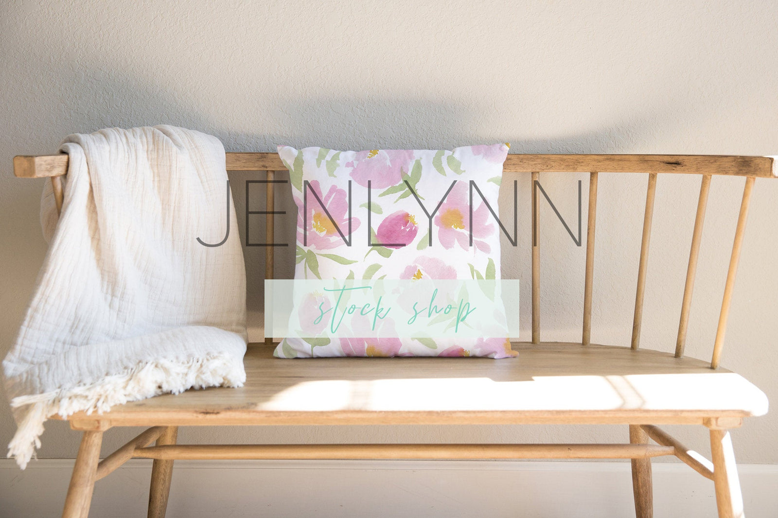 Square Pillow Mockup #3