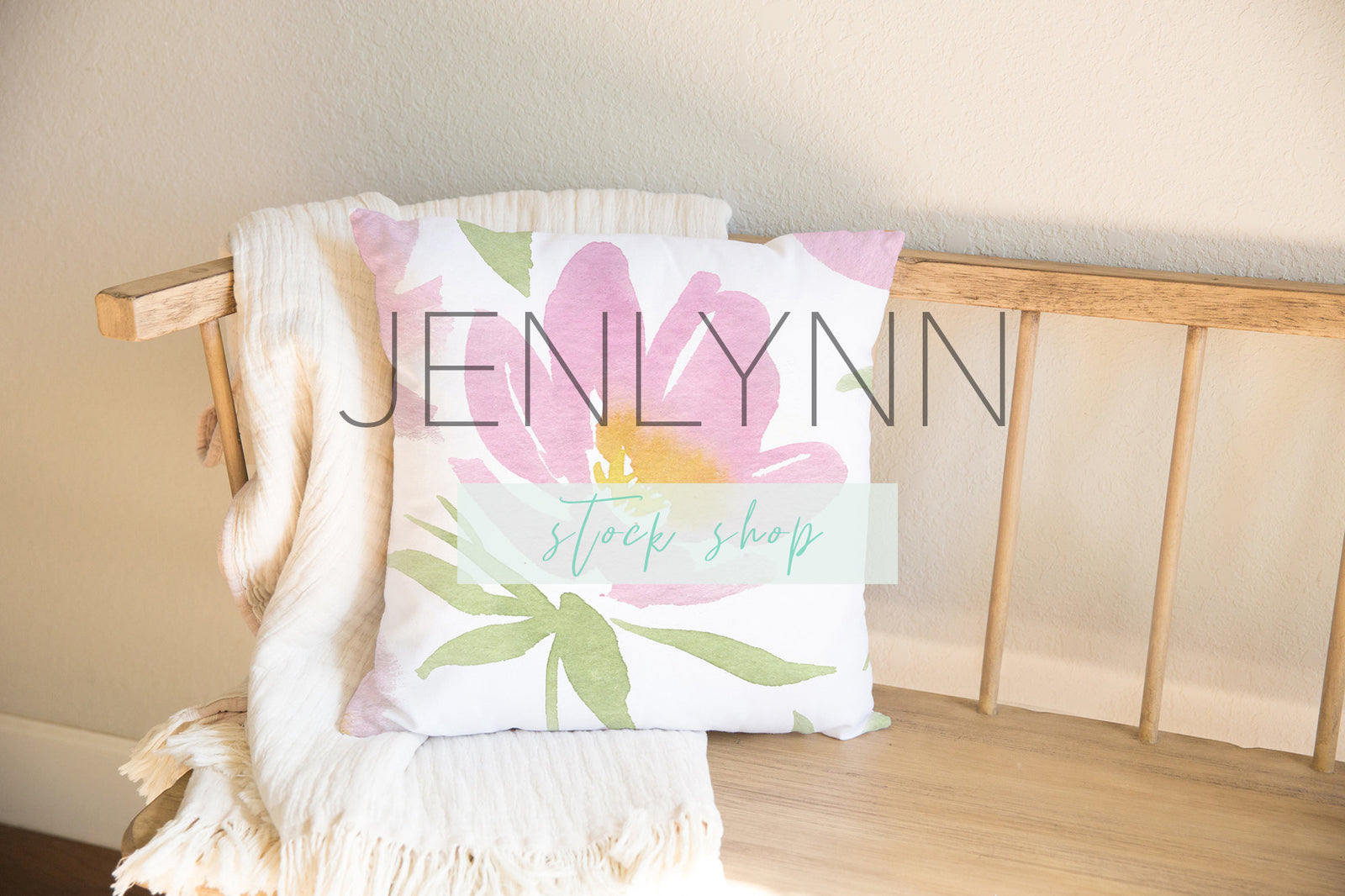 Square Pillow Mockup #2