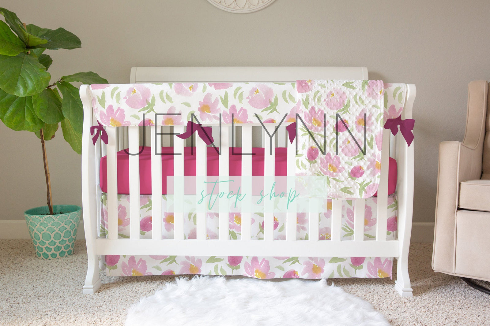 Teething Crib Rail Cover Mockup, Dimple Dot Blanket Mockup, Crib Sheet Mockup, Crib Skirt Mockup, Nursery Mockup, Nursery Bedding Mockup