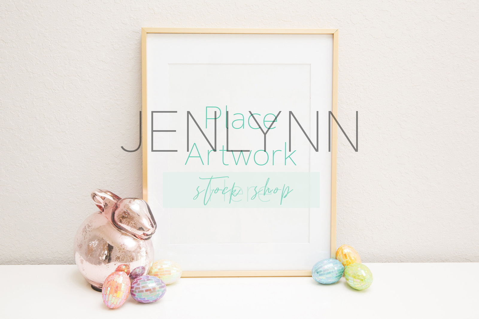 Gold Frame Print Mockup Spring #5