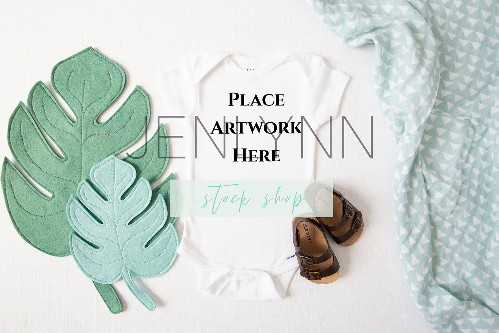 Onesie Mockup flatlay #21