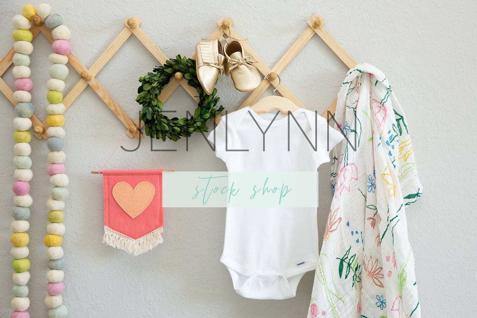 Gerber Onesie on hanger Mockup #18 JPG