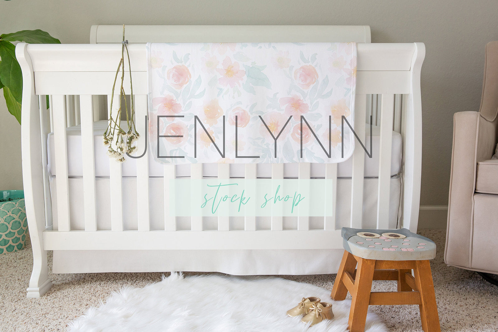 Baby Blanket Mockup #11