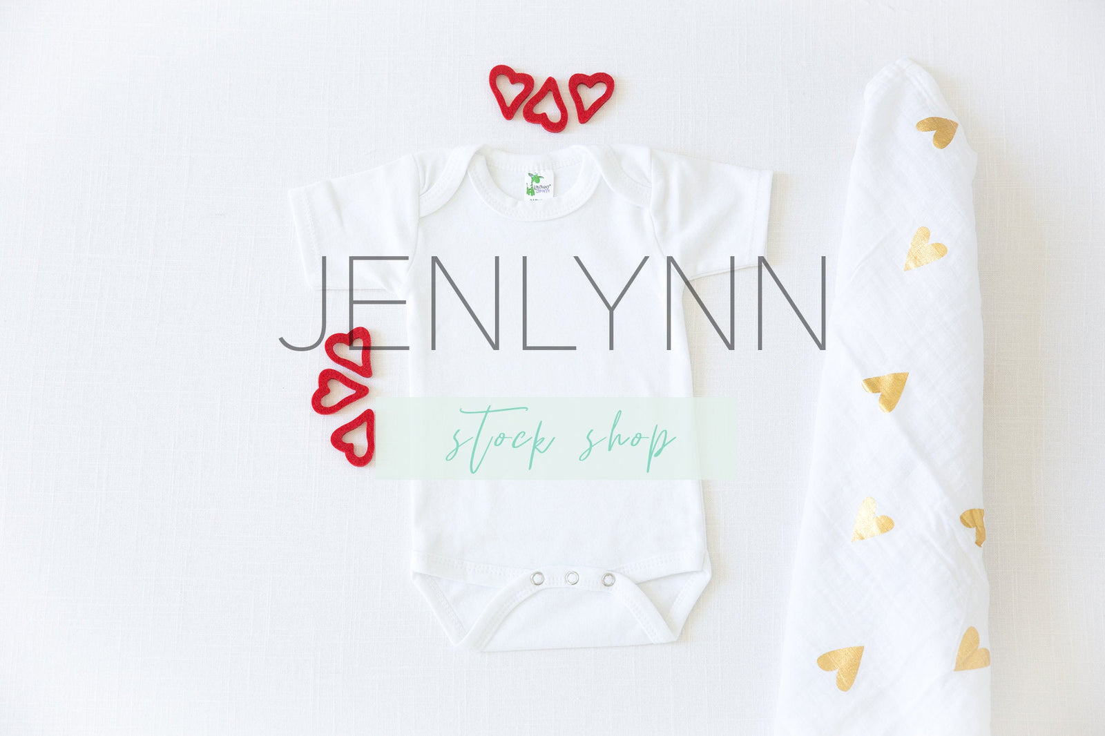 Bodysuit Mockup with hearts #11 JPG