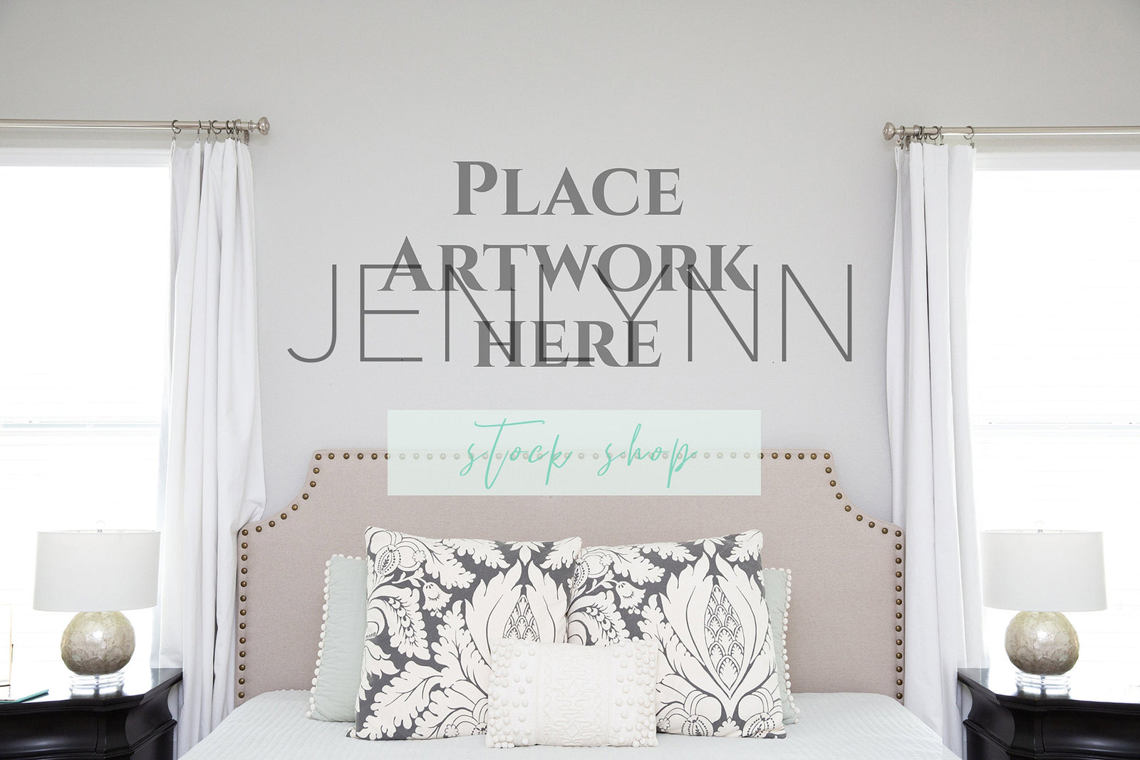 Bedroom Wall Mockup JPG