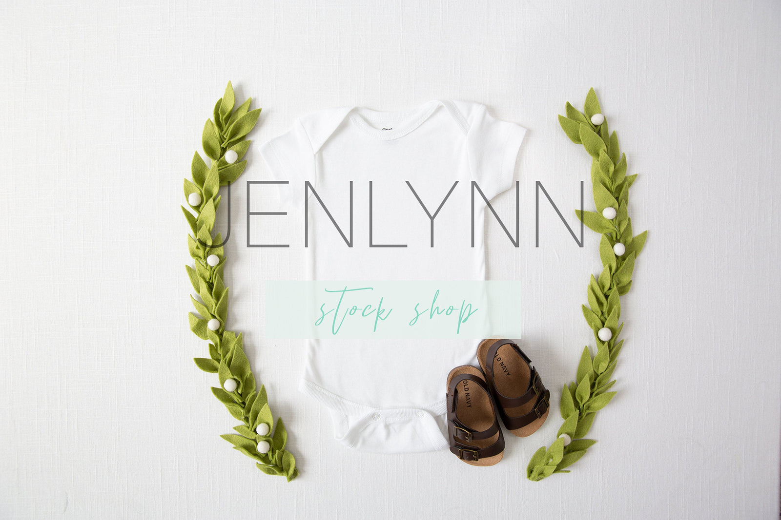 Onesie Mockup flatlay #15