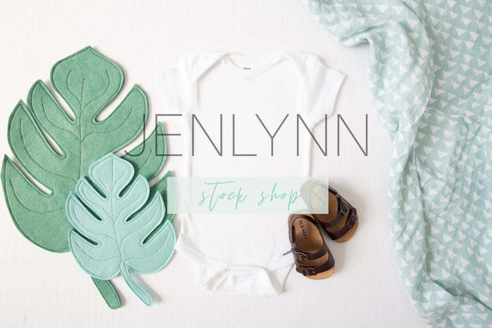 Onesie Mockup flatlay #21