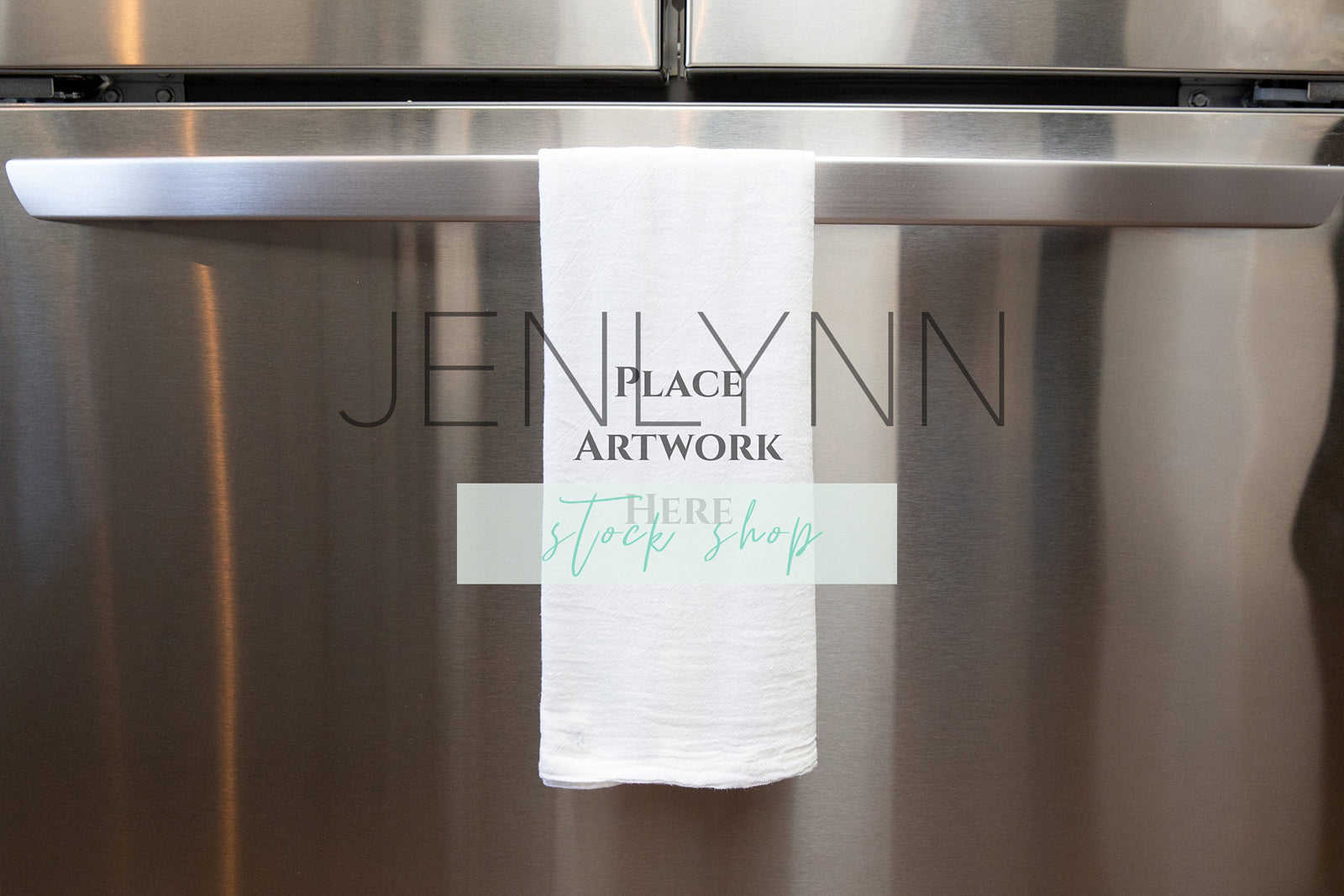 One White Kitchen Towel Mockup #6 PSD