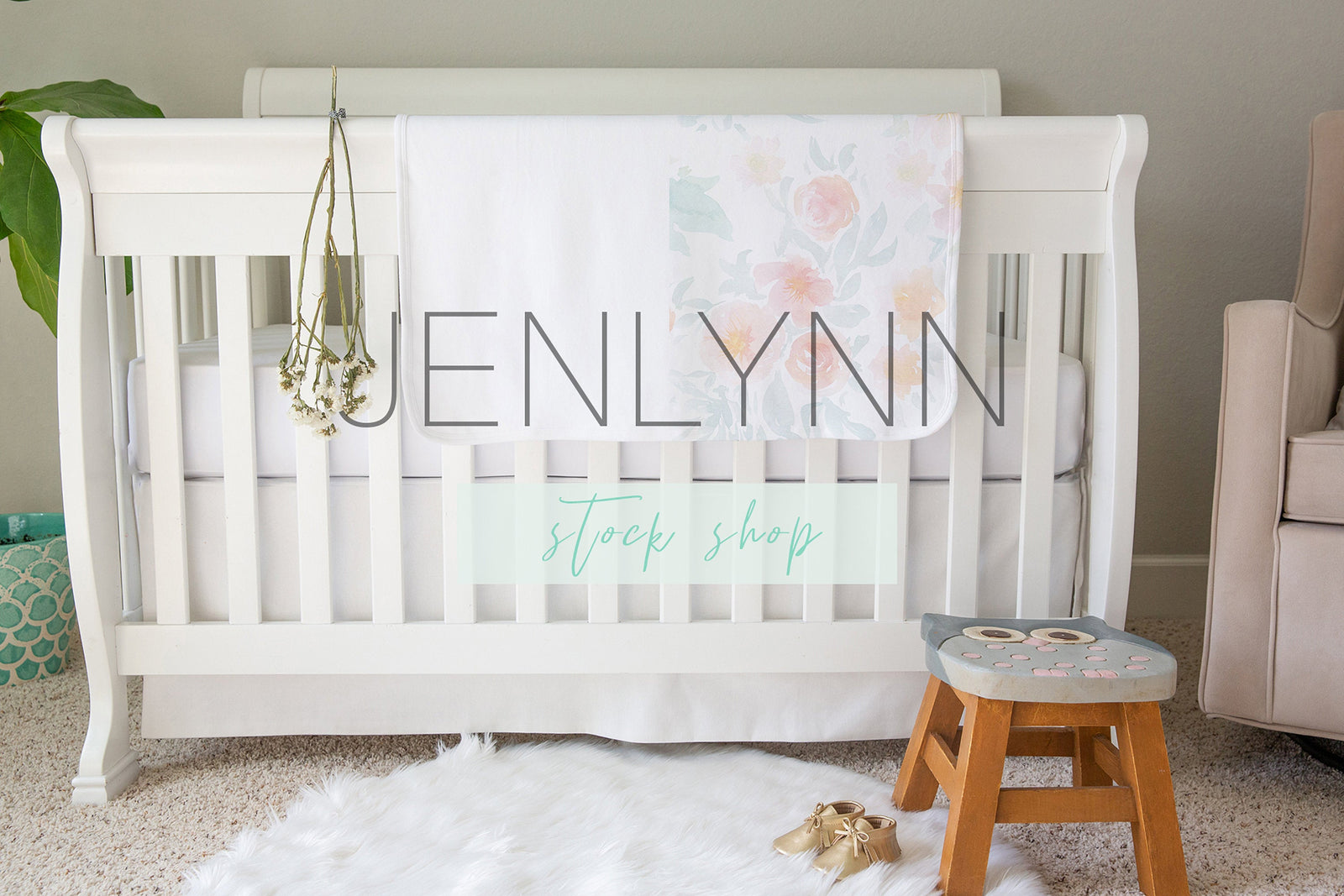 Baby Blanket Mockup #11