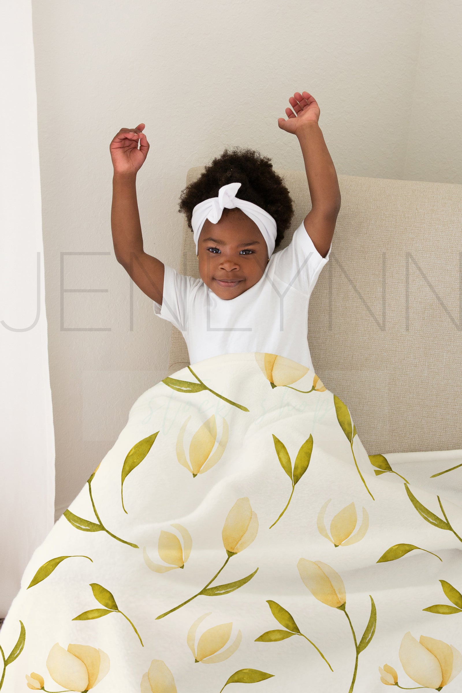 Custom Toddler Minky Blanket Mockup #RM02 PSD