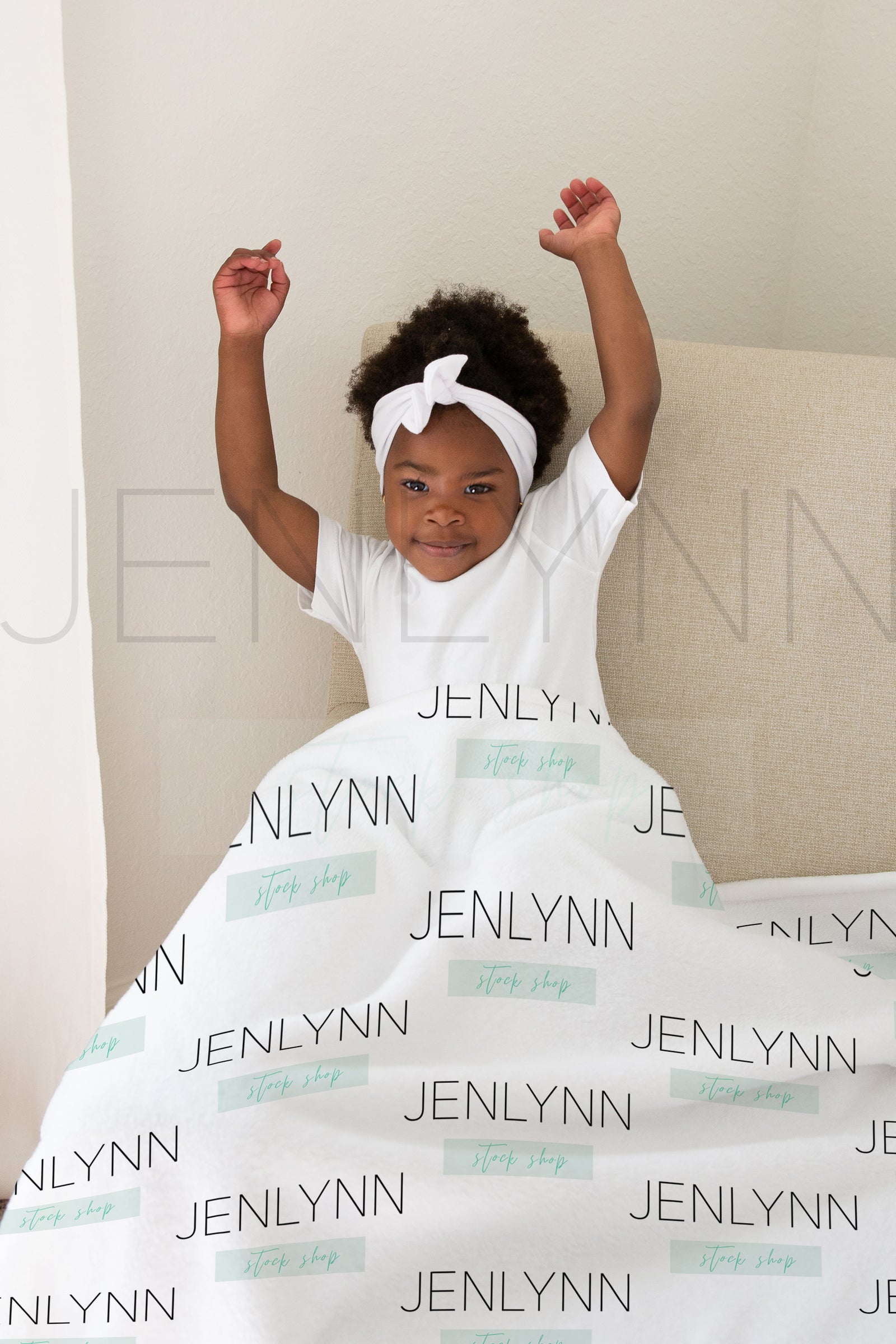 Custom Toddler Minky Blanket Mockup #RM02 PSD